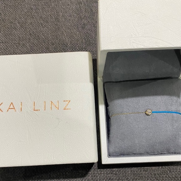 18k Gold & Silk diamond bracelet - Picture 4 of 8